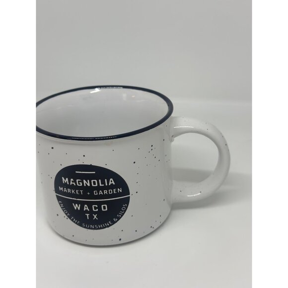 Magnolia Market Waco TX Garden Mug Camp Style Splatter Joanna Gaines 3.75" - Picture 4 of 8